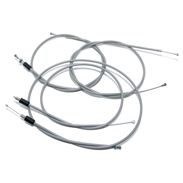 Simson Set - 4x Bowdenkabels - grijs - S50, lange starthendels