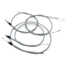 Simson Set - 4x Bowdenkabels - grijs - S50, lange starthendels