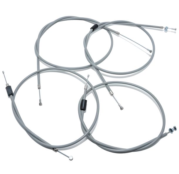 Simson Set - 4 cavi Bowden - Grigio - S50, leva avviamento corto