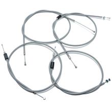 Simson Set - 4x Bowdenkabels - grijs - S50, korte starthendels