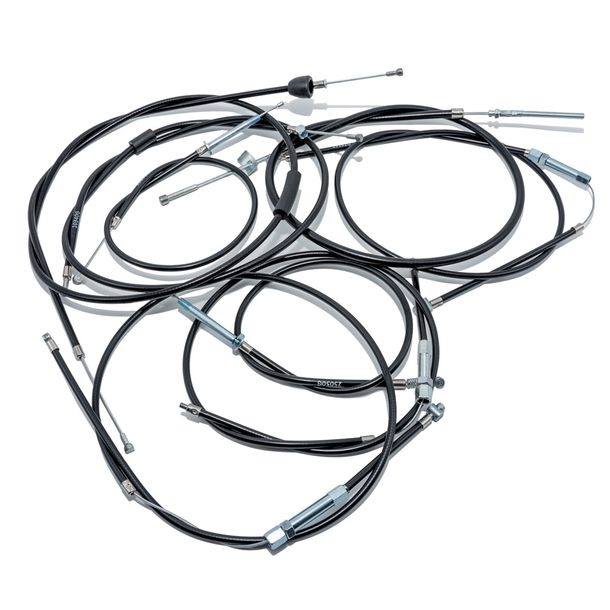 Set - 8x Bowdencables - noir - KR51 manuel, câble de frein arrière - levier externe