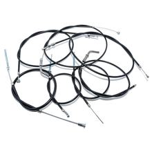 Juego - 7x Bowden Cables - Negro - KR50 - FL Gas 42mm, con placa de freno trasero