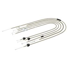 Set - 5x Bowdenkabels - zilvergrijs - KR51/1, starter Fit. -lengte 87 mm, achterremkabel - externe hendel