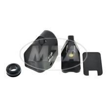 SET Blinkerschalter mit Innenteil + Plastikkappe mit Ausschnitt, inkl. Durchführungsgummi