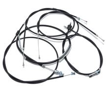 Simson Set - 5x kabels - zwart - SR50, SR80 - voor BVF carburateurs