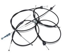 Simson Set - 5x kabel - zwart - SR4-2, SR4-3, SR4-4, achterremhendel binnenin
