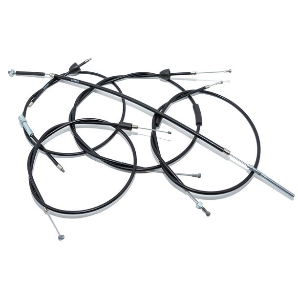 Simson Set - 5x kabel - zwart - SR4-2, SR4-3, SR4-4, externe achterremhendel