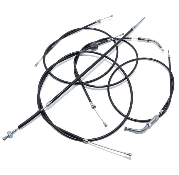 Simson Set - 5x Bowdenzüge - schwarz - SR4-1 Si K