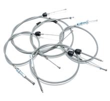 Set - 5x Bowdenkabels - grijs - KR51/1, starter Fit. -lengte 87 mm, achterremkabel - interne hendel