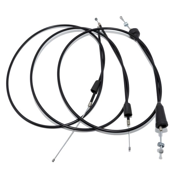 MZ Set - 3x Bowden Cables - Zwart - ETZ250 - Schijfremmen