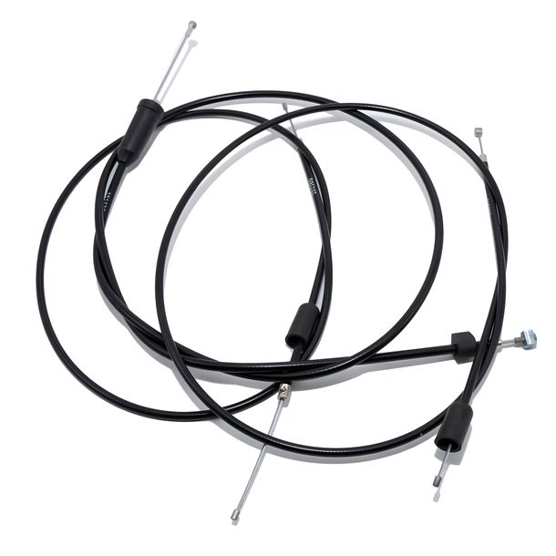MZ Set - 3x Bowden Cables - Zwart - ETZ125, 150 - Schijfremmen