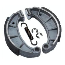 Sportbremsbacken / Bremsbacken Ø 124mm mit auswechselbarer Zwischenlage + Bremsbackenfeder + Sicherungsscheiben