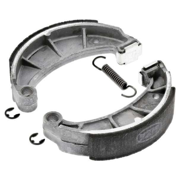 SET ganasce freno ø124 mm con fodera sostituibile+molla ganasce freno, rondelle di sicurezza