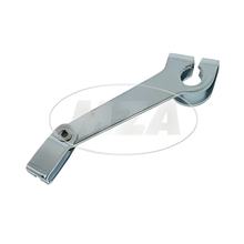 Front brake lever to brake shield