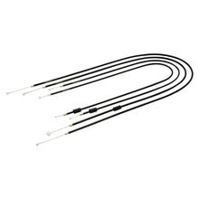 Set - 4 x Bowdenkabels - zwart - Enduro + 75mm extra lengte