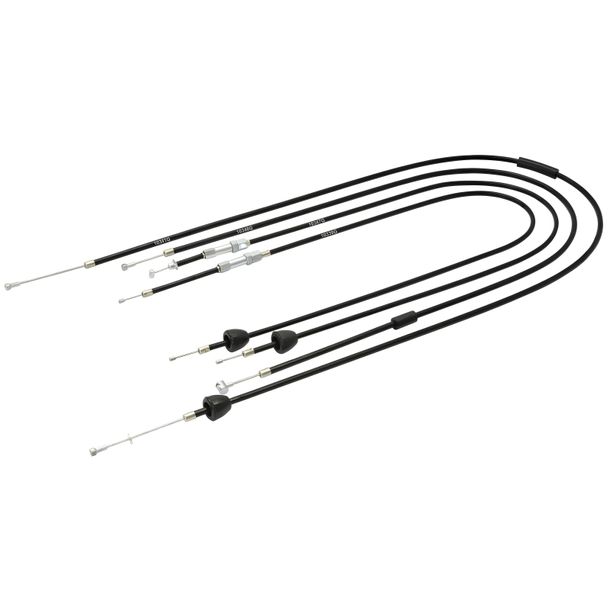 Set - 4x Bowdenzüge - schwarz - KR51 / 2, Starter Fkt.-länge 38mm