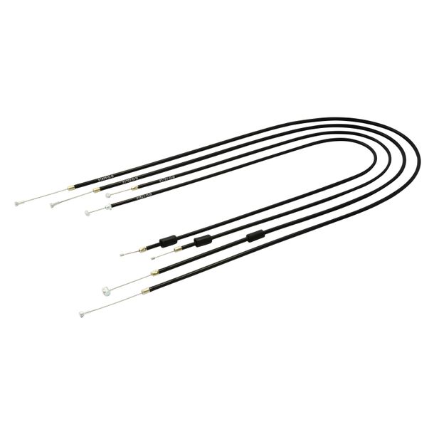 Set - 4 x Bowdenzüge - schwarz - Enduro + 50mm-Überlänge