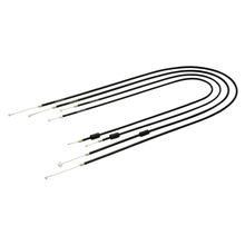 Set - 4 x Bowdenkabels - zwart - Enduro + 100 mm extra lengte