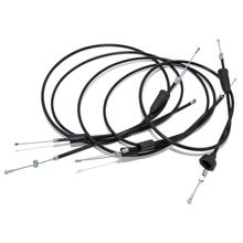 MZ Set - 5x Bowden Câbles - Noir - TS250, 250/1 - Guidon plat