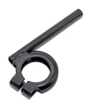 Simson Blinkleuchtenhalter, vorderer - schwarz - ø 10 mm - S50, S51, S70