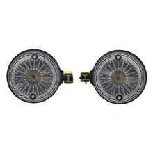 Paar Blinkleuchten, hintere - rund - 8580.23 / 1 - Lichtaustritt: Weiß - Blinkeraufnahme 10 mm