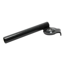 Simson Blinkleuchtenhalter, vorn links - schwarz beschichtet - ø 15mm - S53, S83