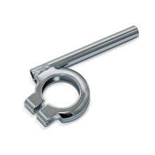 Simson Blinkleuchtenhalter / Blinkleuchtenträger vorne verchromt Ø 10mm für S50, S51, S70