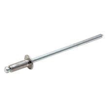 Blindklinknagel A3x8 - Al - St - A1P (DIN 7337) - platte ronde kop