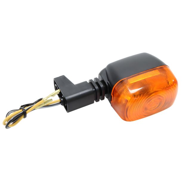 Simson Eckige Blinkleuchte, schwarzer Körper und gelber Lichtaustritt - für S53, S83, SR50 / 1, SR80 / 1, XG, XC, XGE, XCE