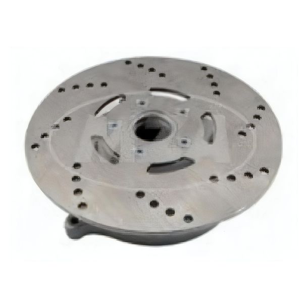 Soporte de disco de freno Simson con disco de freno ø 200 mm acero inoxidable - SRA50 - scooter automático con llanta ancha