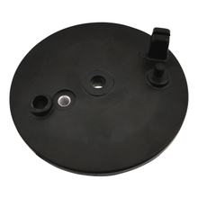 Simson Bremsschild hinten - schwarz matt f. außenliegenden Bremshebel mit Bolzen + Loch f. Bremskontakt - Vogelserie, auch f. SR50, SR80
