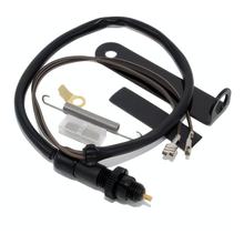 Simson Bremslichtschalter Set mit Befestigungswinkel, schwarz + Kleinteile für S50, S51, S70
