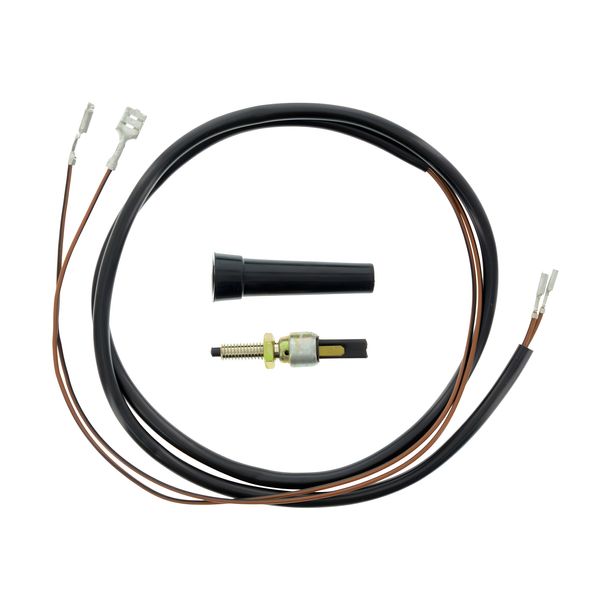 Juego interruptor luz freno completo Simson 8606.11/14 con mazo de cables y arandela de goma - manilla de freno derecha - racor DDR S51, S70, S53, S83