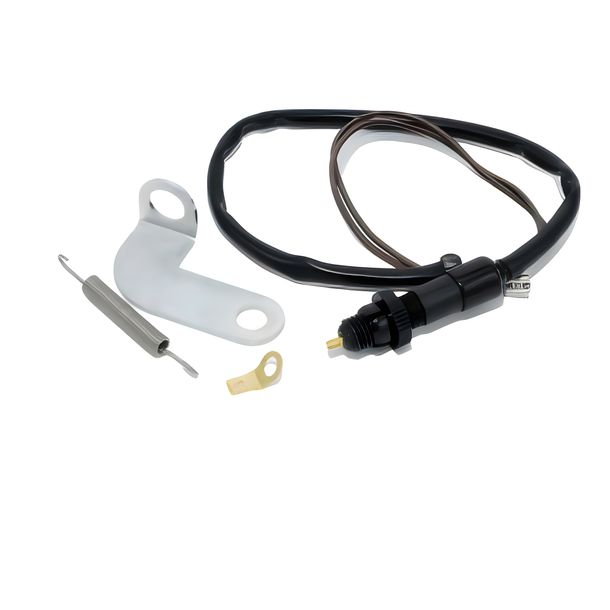 Bremslichtschalter Set mit Befestigungswinkel, schwarz + Kleinteile KR51/1 Simson Schwalbe