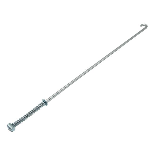 Simson brake rod complete - chromed - 485 mm long - S51, S70, S53, S83