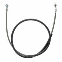 Set tubo freno, tubo freno, rinforzato con tessuto d'acciaio, anteriore - lunghezza ca. 135 cm con 1 vite cava e 2 x dischi di tenuta