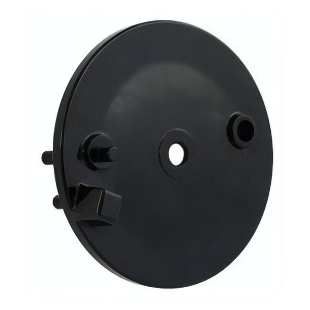 Protezione freno posteriore Simson - nero - senza foro per il contatto del freno - SR50, SR80
