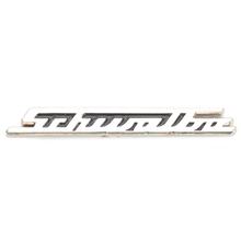 PIN "SCHWALBE", stříbrno-černý, cca 38 mm široký