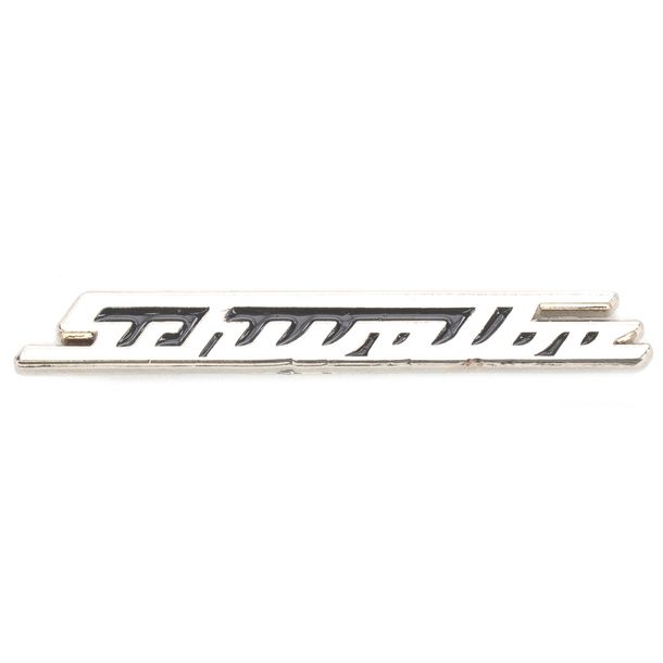 PIN «SWALLOW», negro plateado, 28 mm de ancho aprox.