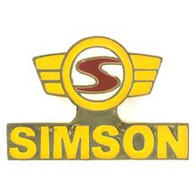 PIN SIMSON - Markenlogo - gelb-rot