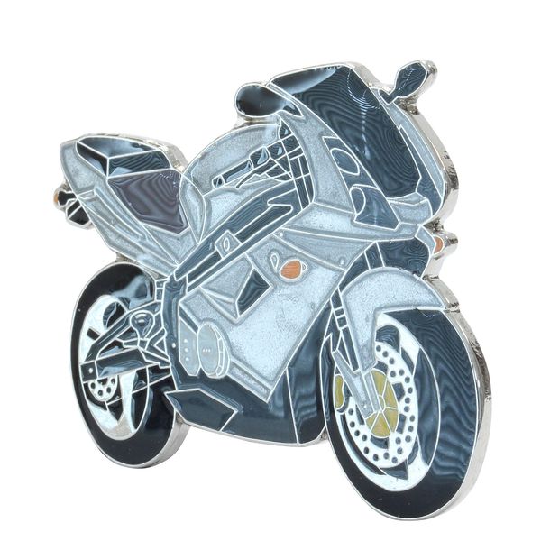 PIN Motorrad 1000S - 2002er-Version, silber