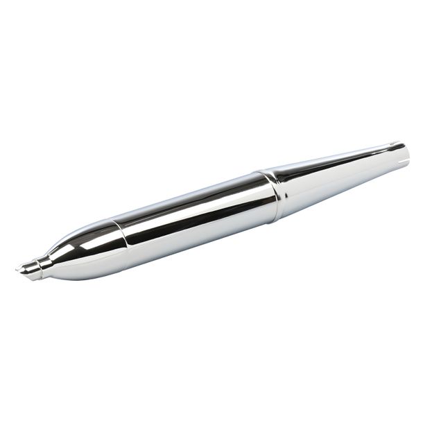 Échappement en 3 parties en forme de cigare Simson, chromé, L=490mm, embout incliné SR1, SR2, KR50