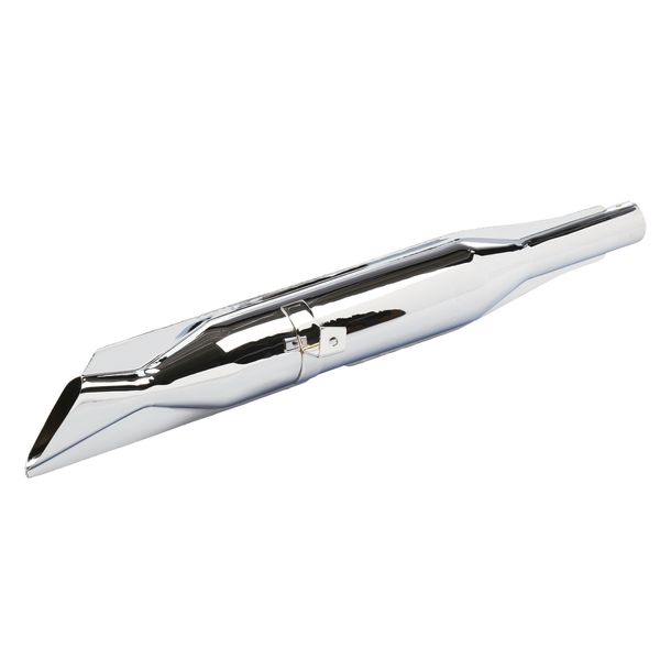 Scarico cromato a coda di rondine monopezzo - adatto per EMW R35-2 +R35-3