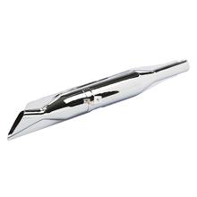 Embout d'échappement chromé en queue d'aronde - convient pour EMW R35-2 +R35-3