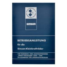 Betriebsanleitung Kleinkrafträder Ausgabe 1981, 4. Auflage mit 19 Bildern