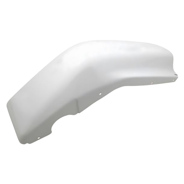 Simson Blech - Protector de pierna derecha - Galvanizado y blanco señal PPB - SR50, SR80