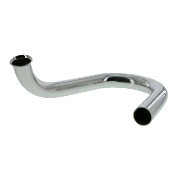Simson manifold, chrome (exhaust pipe) 460mm (50km/h - variant) SR50