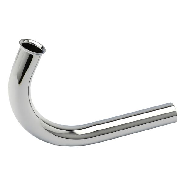 Simson Krümmer - Auspuffrohr verchromt - L=220mm, Ø 28 mm - für langen Auspuff SR2, SR2E