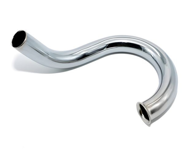 Simson Enduro - Colector Ø28 mm - Tubo de escape cromado - S51E, S701E, S53E, S83E