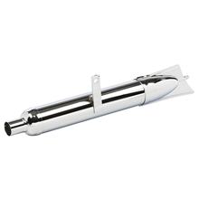 MZ 3-Piece Dovetail Exhaust Pipe with Bracket, Chrome Plated - for RT125/0